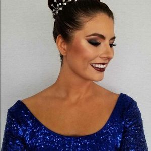 My Michelle Blue Sequins Mini Dress